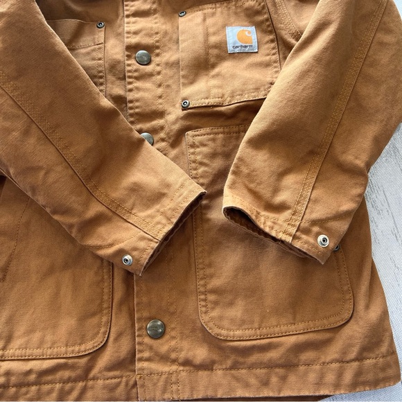 Carhartt Youth Boys' Blanket Lined Barn Chore Coat Sz S 7/8 - Picture 6 of 9
